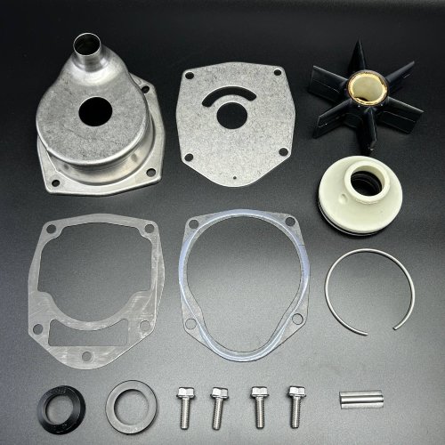 Ремкомплект помпы охлаждения Mercury F75-115 EFI, Verado L4/L6 (с корпусом и обоймой сальников) (Qui