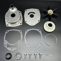 Ремкомплект помпы охлаждения Mercury F75-115 EFI, Verado L4/L6 (с корпусом и обоймой сальников) (Qui