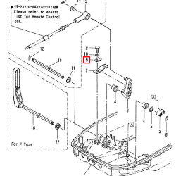 Пластина прижимная Tohatsu 9,8-50 (PREMARINE)