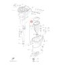 Прокладка корпуса глушителя Yamaha F30-F50 6BG-41134 62Y-41134 (Yamaha) (RAC)