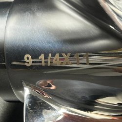 Гребной винт Yamaha 9.9-15, F9.9-F20 Sema (3x9-1/4x11) (Сталь) (Polastorm)