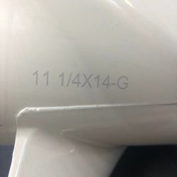 Гребной винт Yamaha 40-55, F30-60 (3x11-1/4x14) (663-45958-01) (Omax)