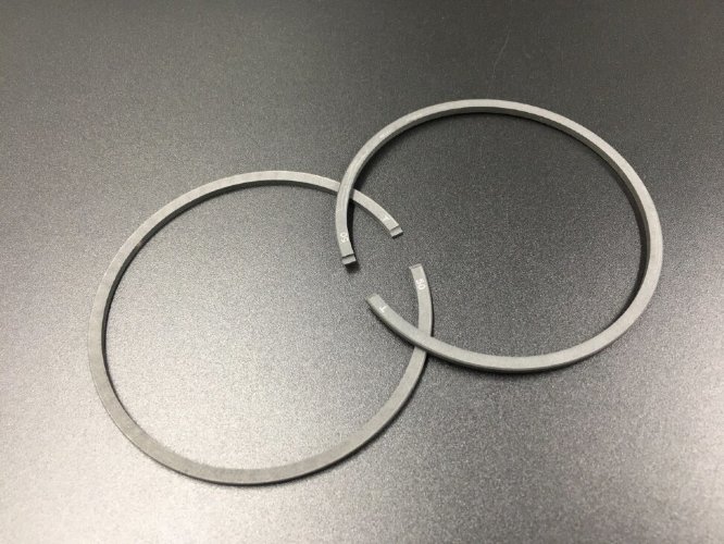Кольца поршневые, Комплект верхних колец на 2 поршня Tohatsu M40C (0.50mm) (Osaka)