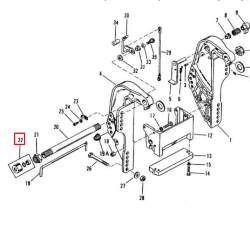 Комплект колец уплотнительных Mercury 40-60 (Quicksilver)
