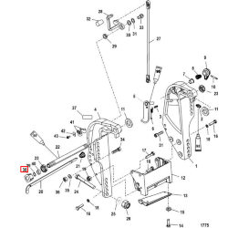 Комплект колец уплотнительных Mercury 40-60 (Quicksilver)