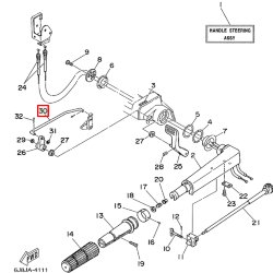 Тяга румпеля Yamaha 25-30