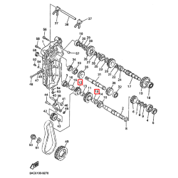 Подшипник игольчатый КПП Yamaha VK540 (22x28x16) (Premarine)
