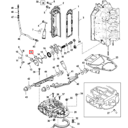Прокладка Mercury 135-200 V6 2.5L (Quicksilver)