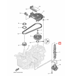 Шпонка распредвала Yamaha F20-F25 6FM (Yamaha)