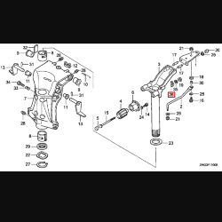 Шайба специальная верхнего демпфера подвески Honda BF40-50 (Honda)