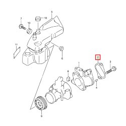 Прокладка впускного коллектора Suzuki DF9.9B-20A