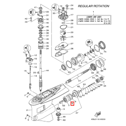Подшипник упорный ШПХ Yamaha F200-350