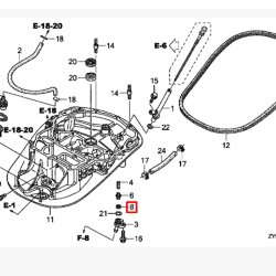 Прокладка сливного клапана Honda BF8-225
