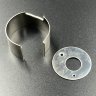 Стакан помпы охлаждения Suzuki DT9.9-15 (вкладыш и пластина) (Omax)