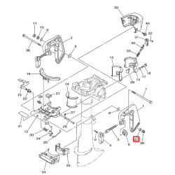 Шайба подвески Yamaha 2; F2-2,5 (PREMARINE)