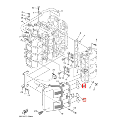 Уплотнительное кольцо впуска Yamaha F115 (Yamaha)
