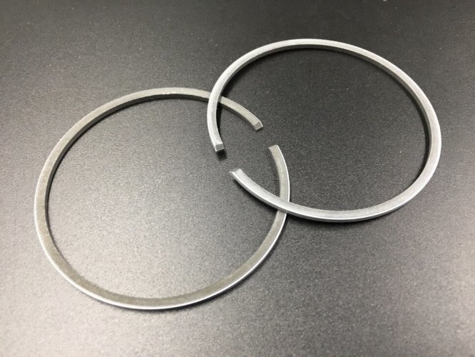 Кольца поршневые, комплект на один поршень Yamaha 40-50 (0.25mm) (2Ring) (Yamaha)