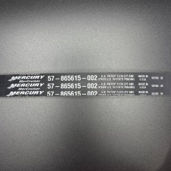Ремень обводной (поликлиновой) MERCRUISER 8.1L INBOARD (57-865615Q02) (Quicksilver)