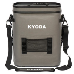Термобокс KYODA жесткий каркас 21 л, цвет серый, SC21-BP