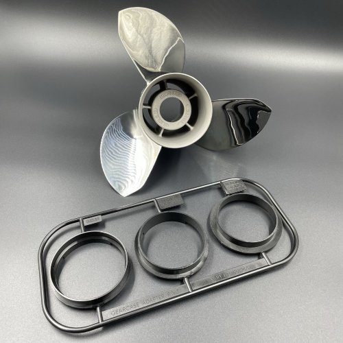 Гребной винт без втулки 20-30 лс (под проставку) (3x10-1/8x15) Ballistic Stainless Steel (Michigan)