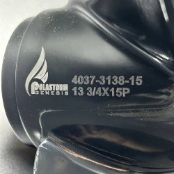 Гребной винт Suzuki DT75-DT140, DF60-DF70 Megara (3x13-3/4x15) (Polastorm)