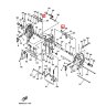 Болт струбцины поворотной рамы Yamaha 40X, F20-25 (90109-08M90) (Yamaha)