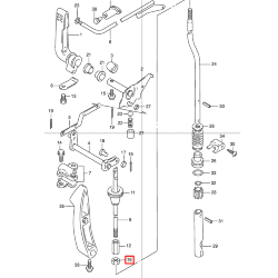 Гайка тяги вкл. скорости Suzuki DT9.9-40, DF2.5-50, DF4-60(A) (Suzuki)