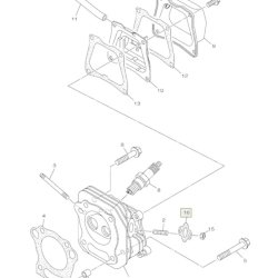 Прокладка выпускного коллектора Yamaha SRX120 (Yamaha)