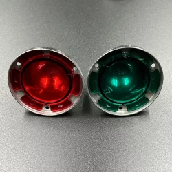 Огни ходовые LED (красный, зеленый) корпус нерж. (ALLSHINE)