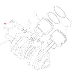 Стопор поршневого пальца YAMAHA 40-90 HIDEA PARSUN GLADIATOR( 40F-01.06.04.03; 688-11634-10) (PREMAR