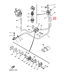 Шланг топливного насоса Yamaha 25-30 (Yamaha)