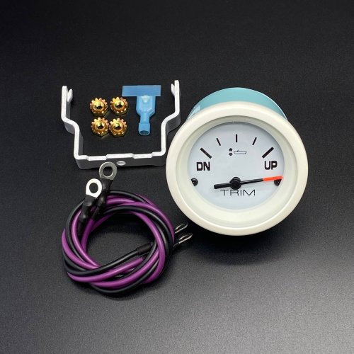 Указатель угла откидывания белый GAUGE-POWER TRIM (Quicksilver)