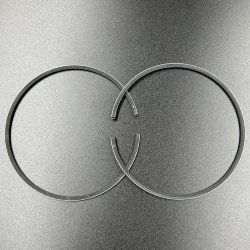 Кольца поршневые, комплект на один поршень Yamaha 115-250 (STD) (Riken) (Omax)