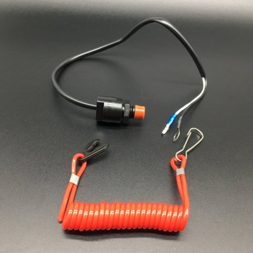 Кнопка аварийной остановки двигателя с чекой Yamaha 9.9-250, F4-350 (PREMARINE)