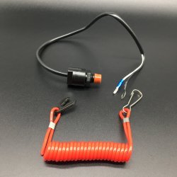 Кнопка аварийной остановки двигателя с чекой Yamaha 9.9-250, F4-350 (PREMARINE)