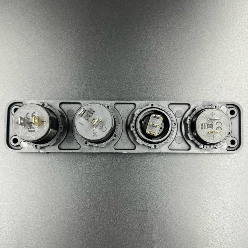 Панель управления (1 тумблер вкл/выкл, 2 USB, розетка 12V, вольтметр) (PREMARINE)