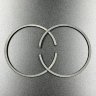 Кольца поршневые, комплект на один поршень Tohatsu 25-30 (0.50mm) (Osaka)