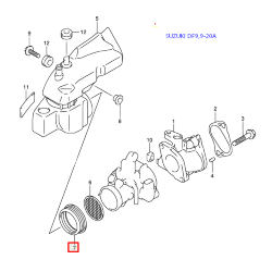 Уплотнение впускного коллектора Suzuki (A), DF9.9(B) (Suzuki)