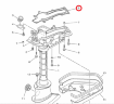 Прокладка под блок Yamaha F4-6 (Yamaha)