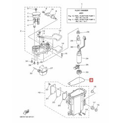 Прокладка поплавковой камеры Yamaha F115-350
