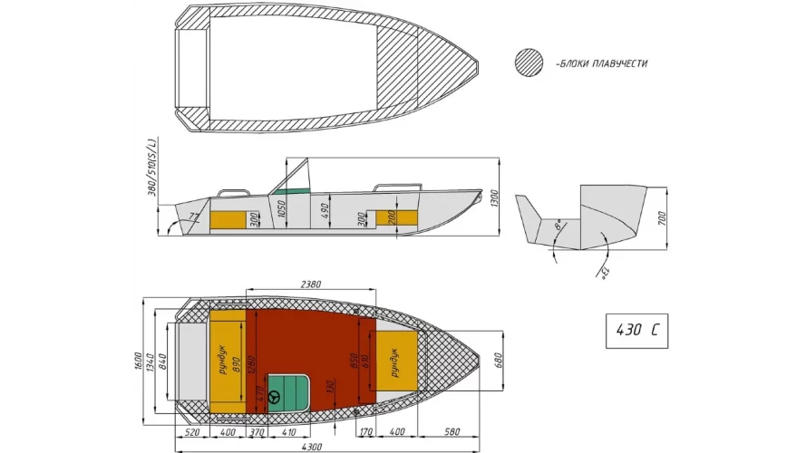 Wyatboat-430 C