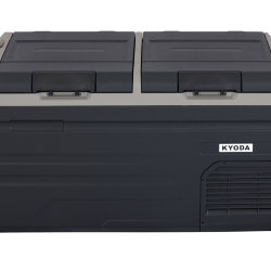 Автохолодильник Kyoda TW75WH-E, двухкамерный, объем 75 л, вес 24 кг