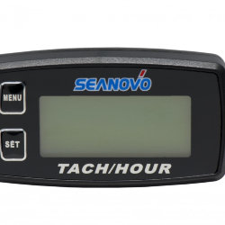 Тахометр/счетчик моточасов SEANOVO HM-035R провод 5,5 м
