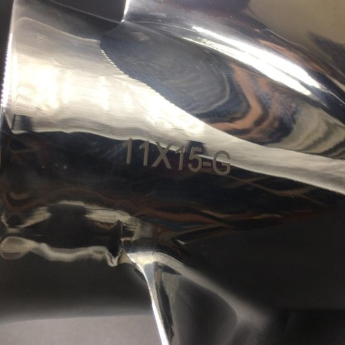 Гребной винт Yamaha 40-55, F30-60 (3x11x15) (Сталь)
