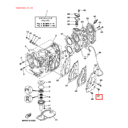 Болт Yamaha M6x35 (YUELANG)