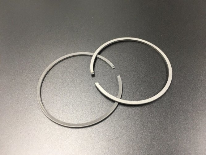 Кольца поршневые, Комплект нижних колец на 2 поршня Tohatsu M40C (STD) (Osaka)