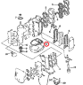 Прокладка под блок Yamaha 40-50 (Yamaha)