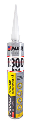 Герметик полиуретановый ABRO MASTERS (белый) 310 мл (3)