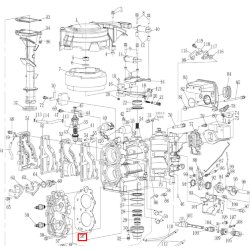 Прокладка под головку Yamaha 9.9-15 (PREMARINE2)