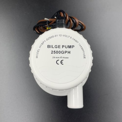Помпа осушительная 2500GPH (12V) (9462.5 л/ч) (Sailflo)